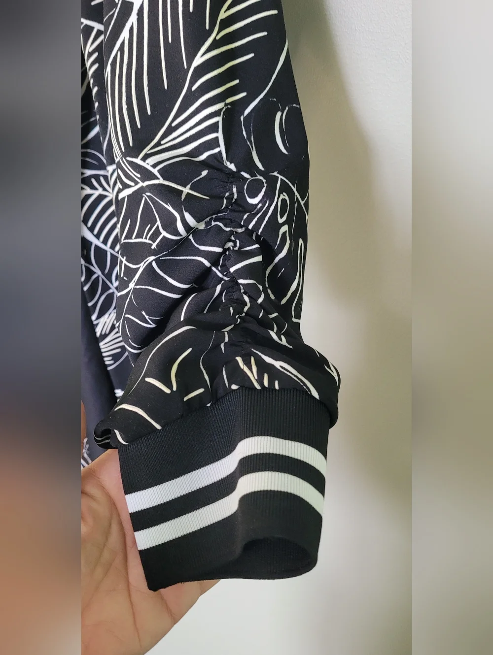 Joseph Ribkoff Open Blazer 14 Black And White Print Long Length Classic Elegant - Picture 4 of 6